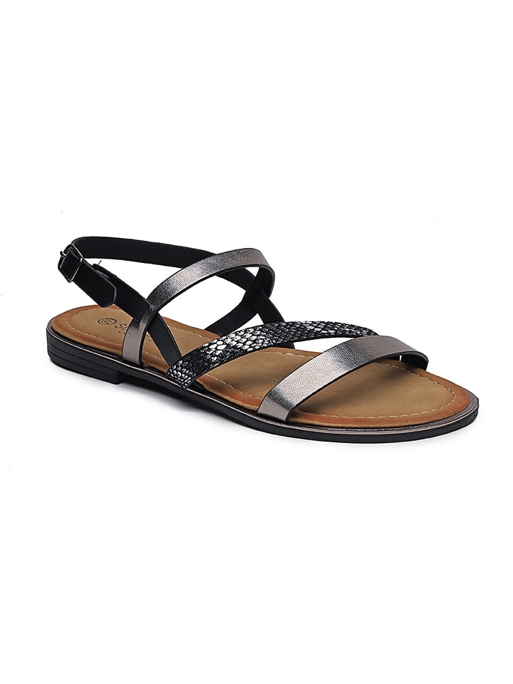 Sixth Sens Sandalen in Schwarz günstig kaufen