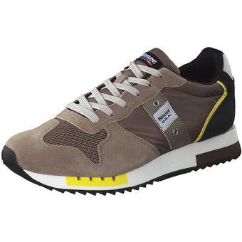 Blauer USA Schnürsneaker in braun