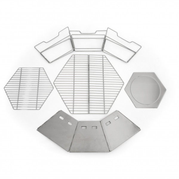 Origin Outdoors - Grill- Und Feuerschale Hexagon - Grill