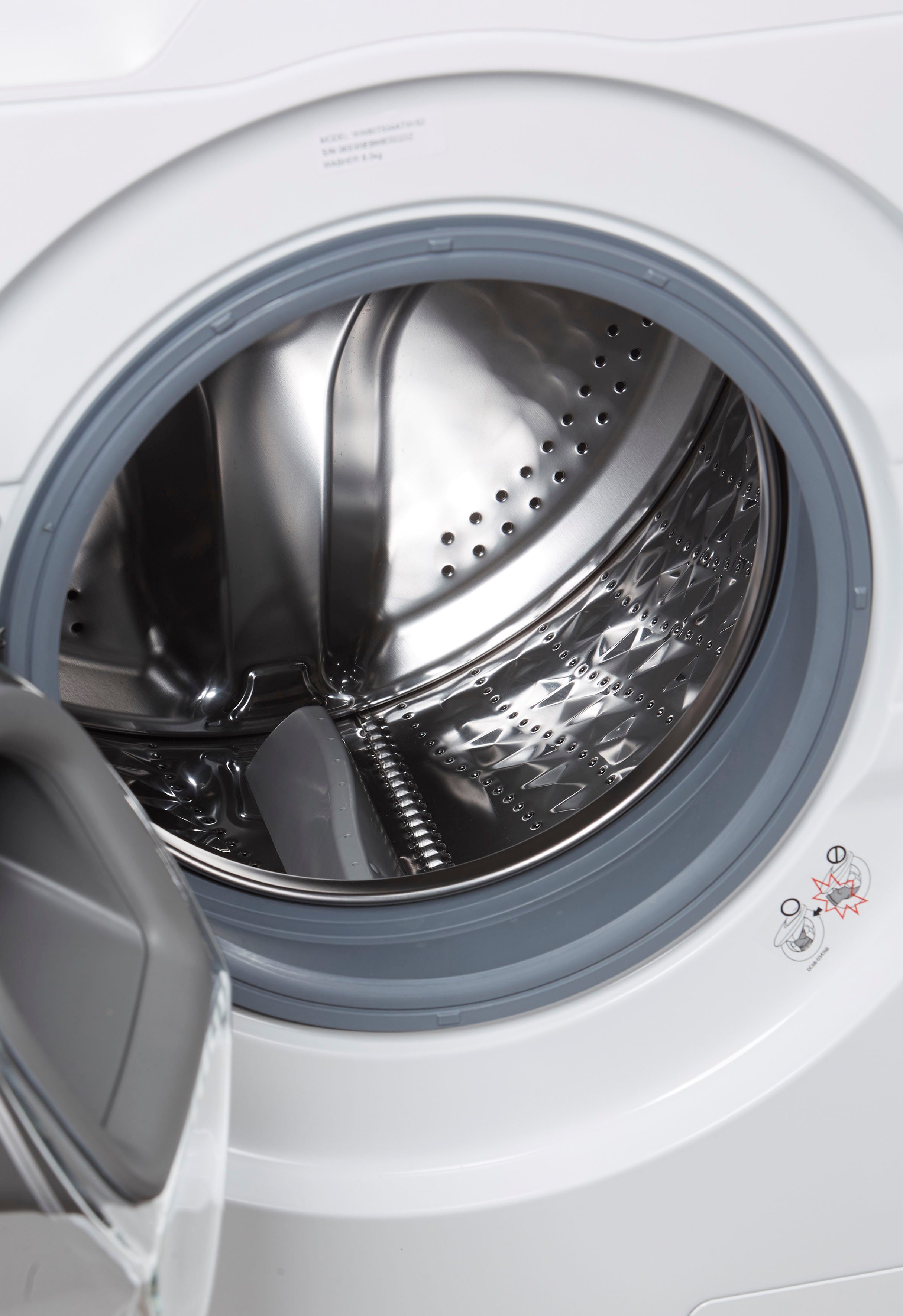 Samsung Waschmaschine WW5500T WW80T554ATW, 8 kg, 1400 U/min, AddWash™