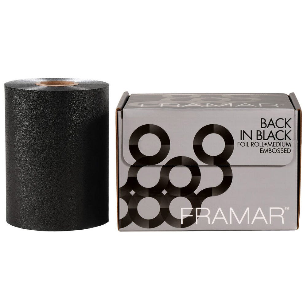 Framar Embossed Roll Black 97m