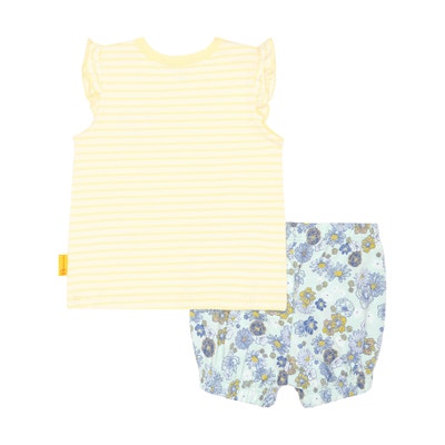 Set Shorts + T-Shirt, gelb für Mädchen