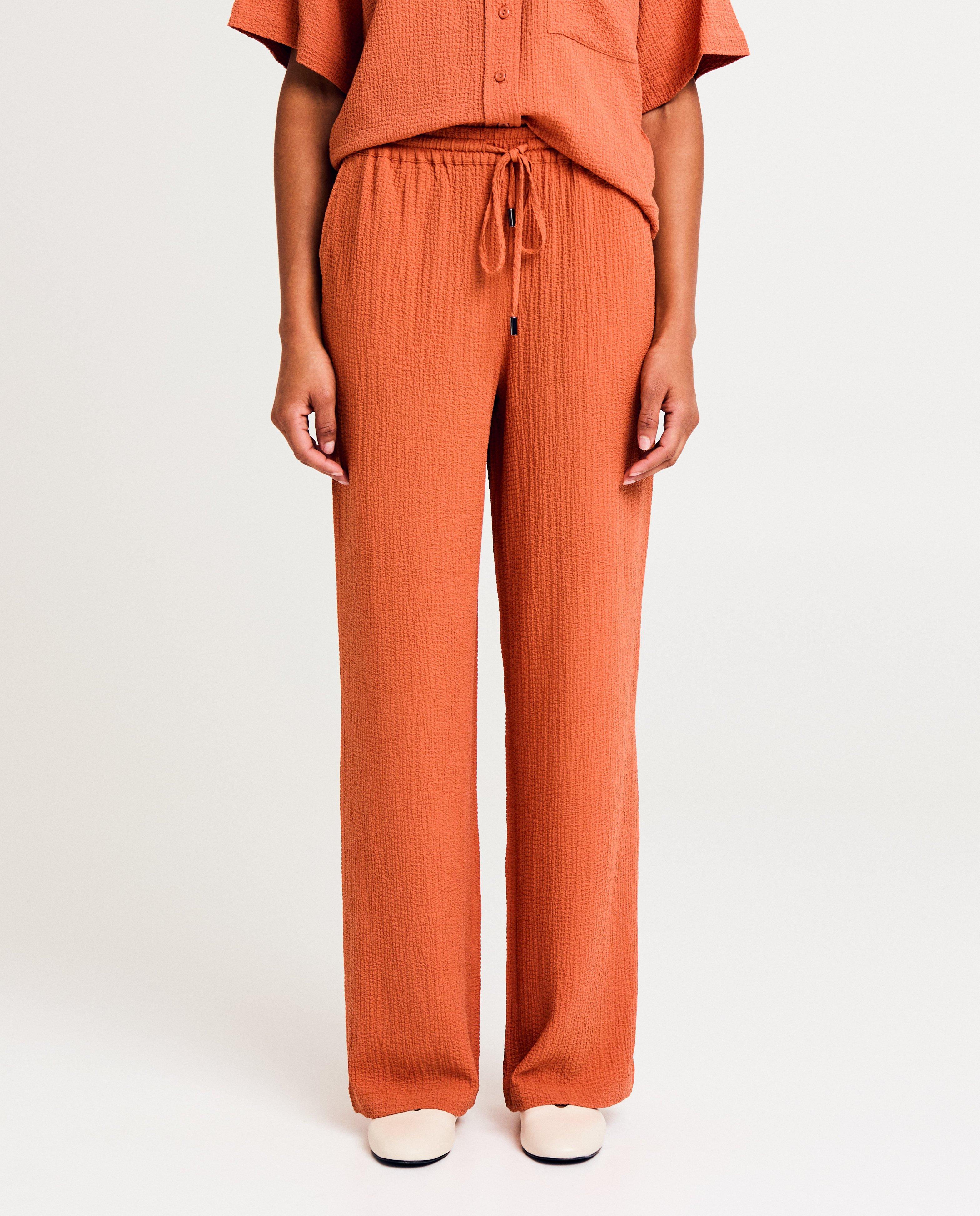 Pantaloni Sora Orange teracotă