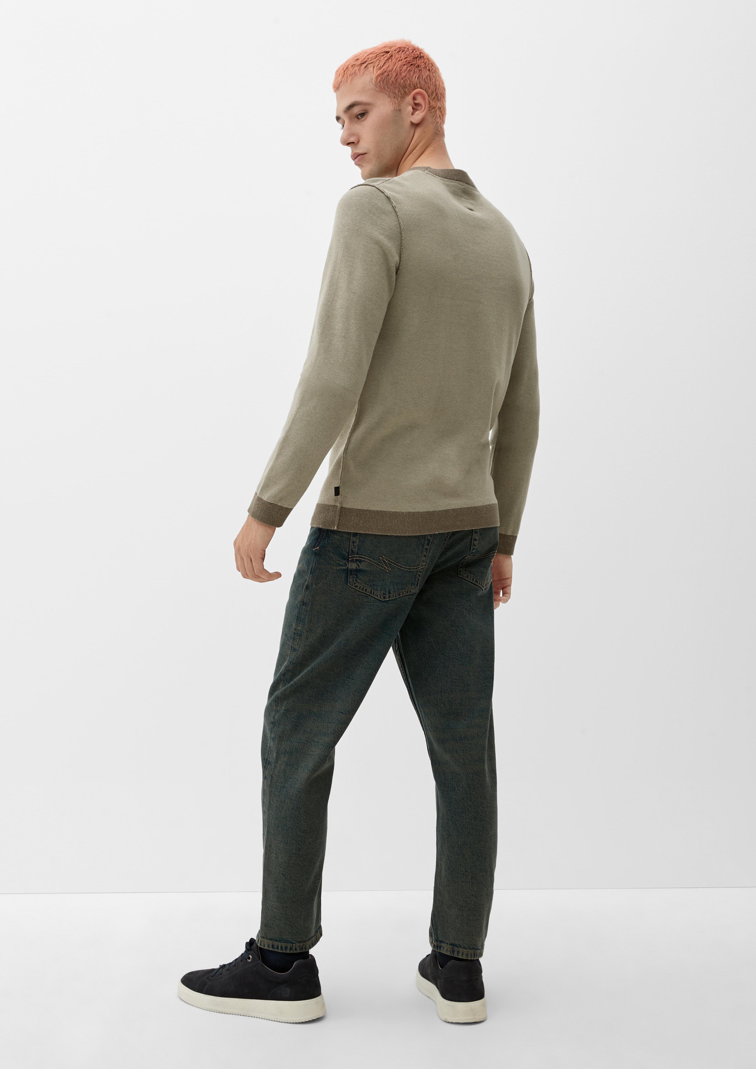 Feinstrickpullover mit auf Links-Optik  2118686-84W0
