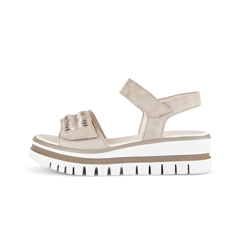 Gabor fashion Plateau Sandale beige