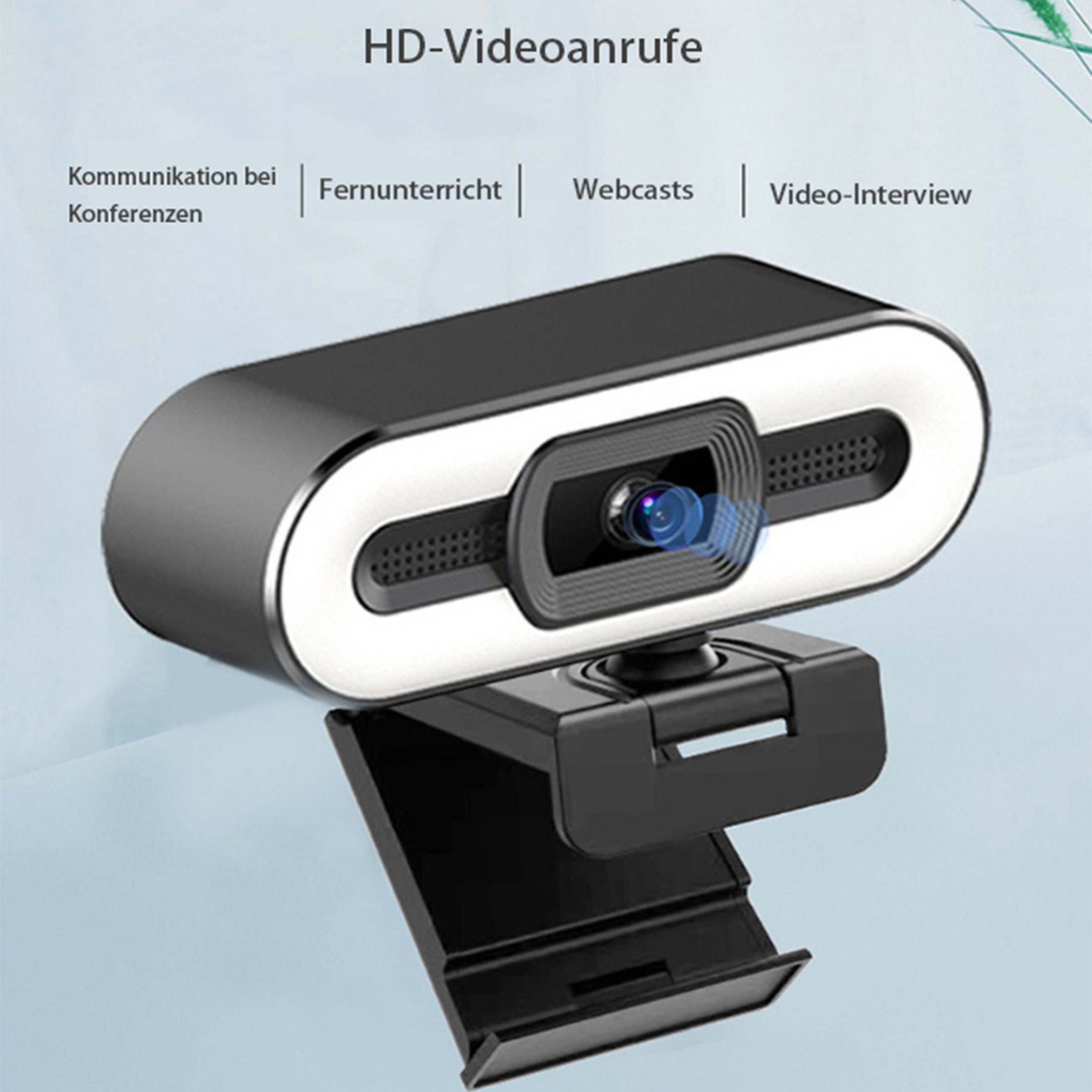 Diida Webcam,Computer-Webcam,Mini,Fülllicht,Anti-Blaulicht,HD,2K Dashcam