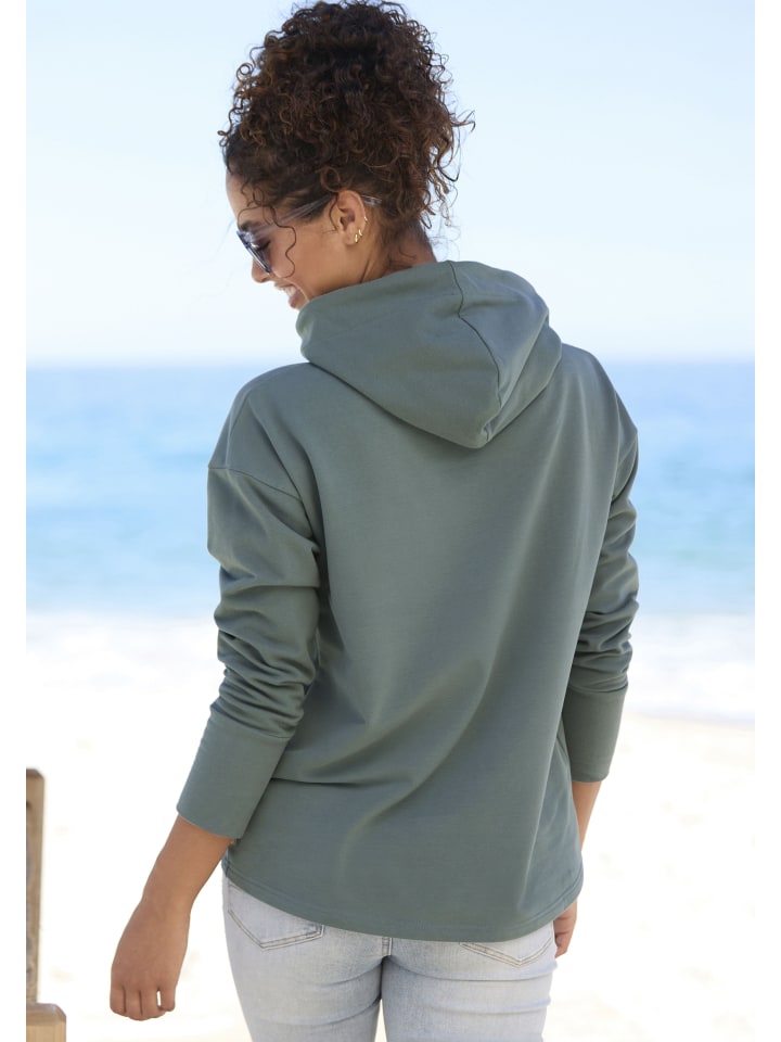 ELBSAND Kapuzensweatshirt in petrol günstig kaufen