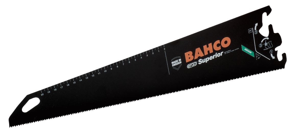 Lamă de ferăstrău Bahco EX-19-XT9-C Superior™, pentru mânere BHS, pentru materiale de la mediu la grosier, 9/10 TPI, 19