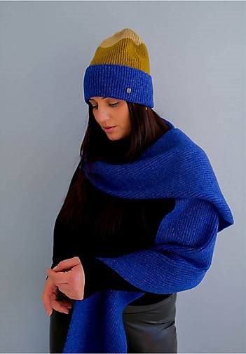 FRAAS Sustainability Edition - Strickmütze mit Colour Blocking