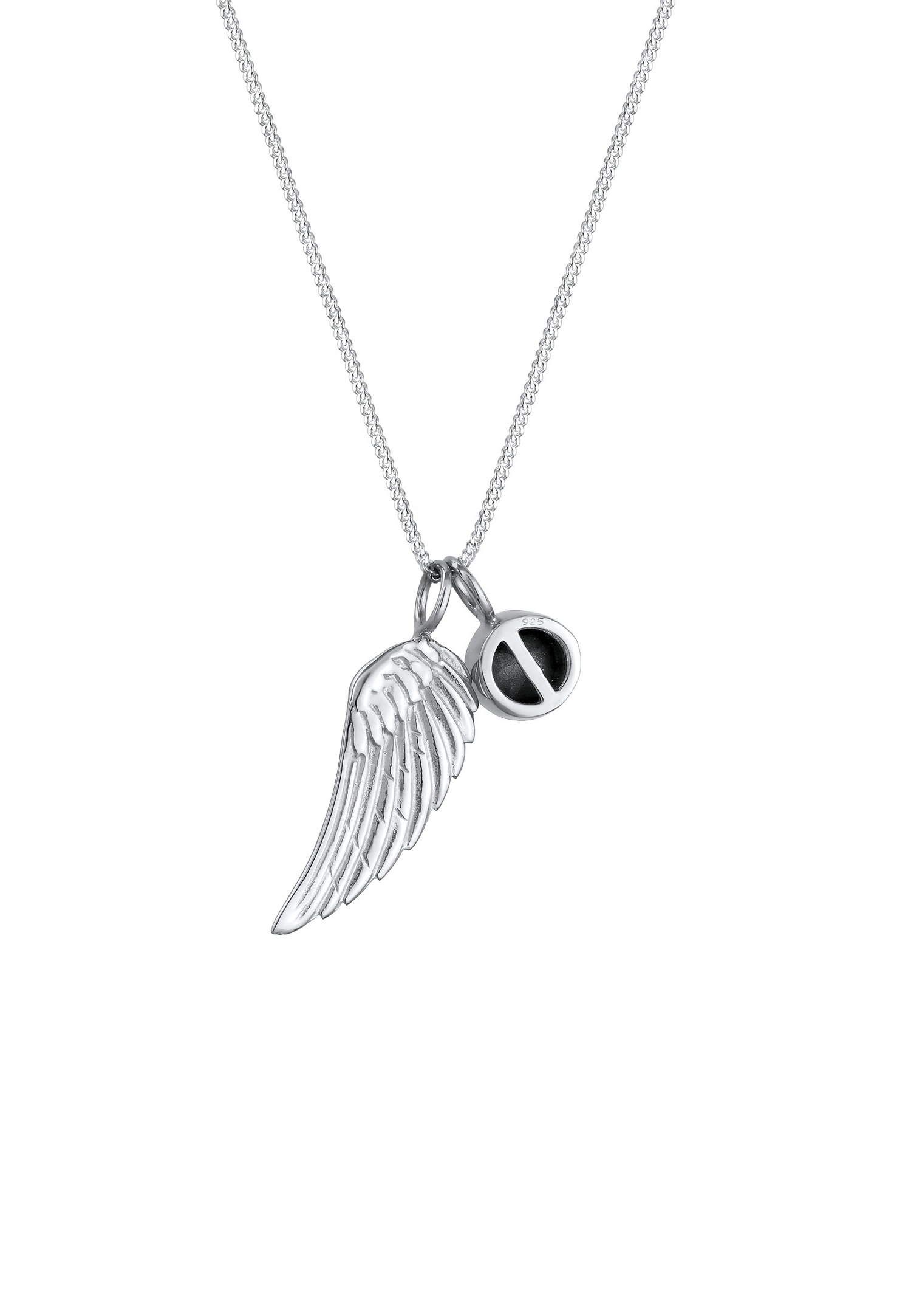 Alas brillantes para mujer de Elli con cristales de plata de ley 925