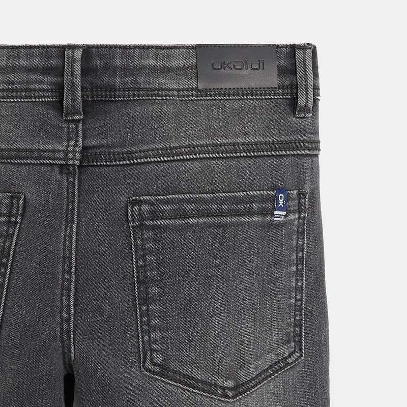 Jean slim ultra-résistant gris garçon