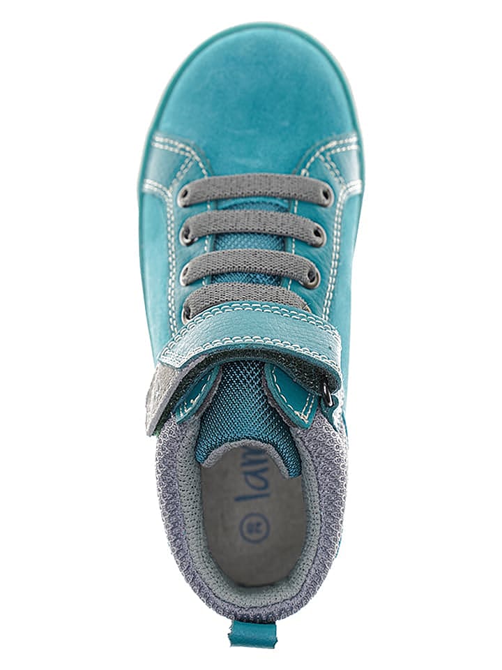 lamino Leder-Sneakers in Türkis günstig kaufen 32
