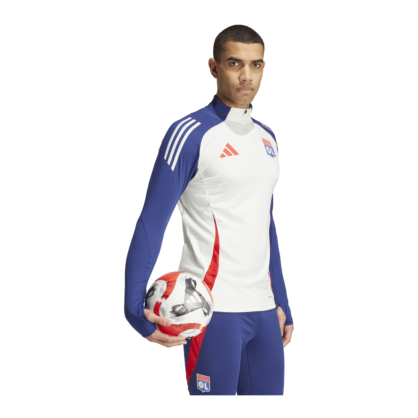 adidas Olympique Lyon Sweatshirt Weiss
