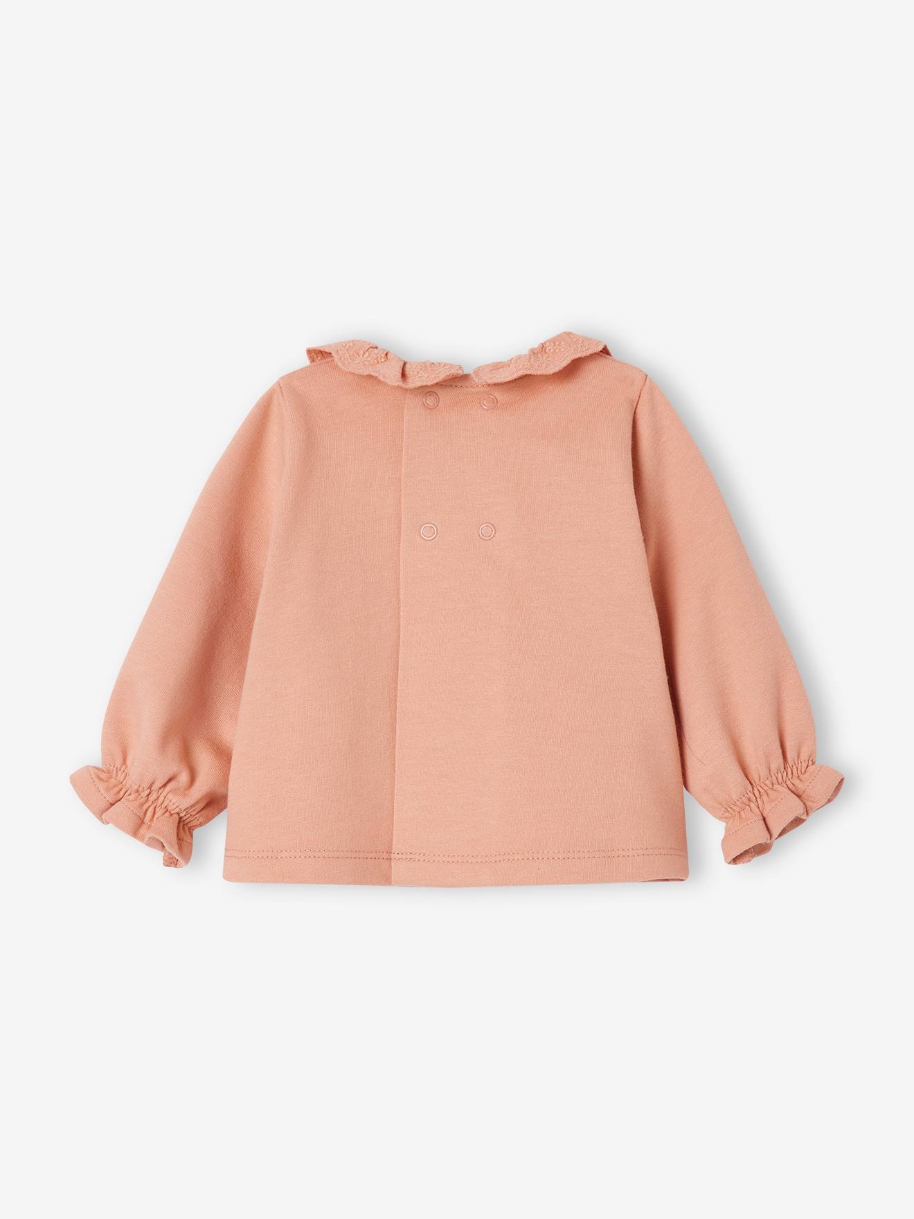 Vertbaudet Baby Sweatshirt Oeko-Tex - altrosa