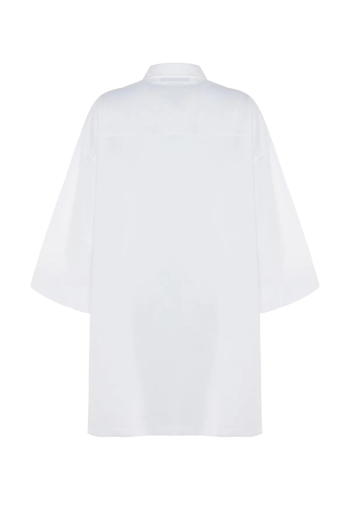 Trendyol Collection  Hemd - Weiß - Oversized