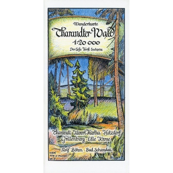Tharandter Wald 1 : 20 000 - Wanderkarte