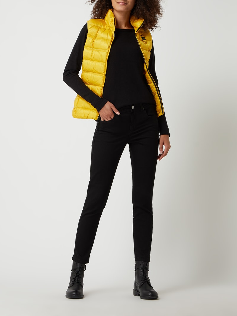 Slim Fit Jeans mit Stretch-Anteil Modell 'Ornella' in schwarz