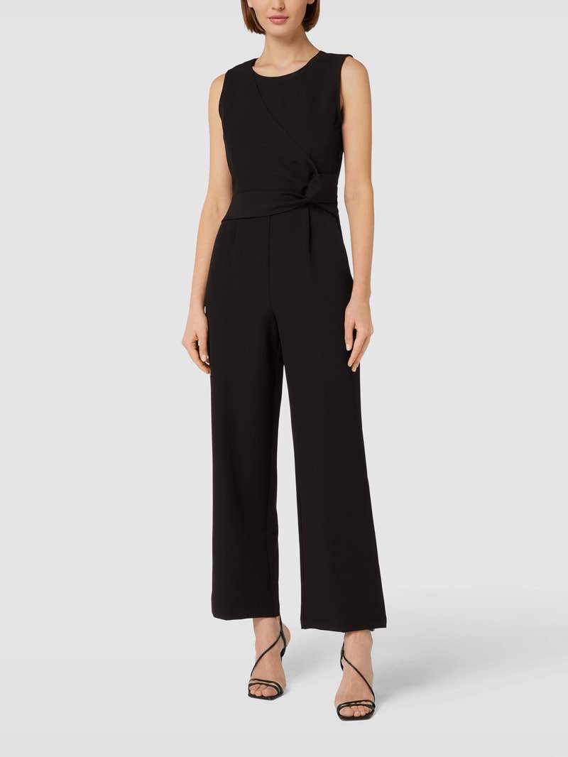 Jumpsuit mit Rückenschlitz Modell 'VIGERY' in schwarz