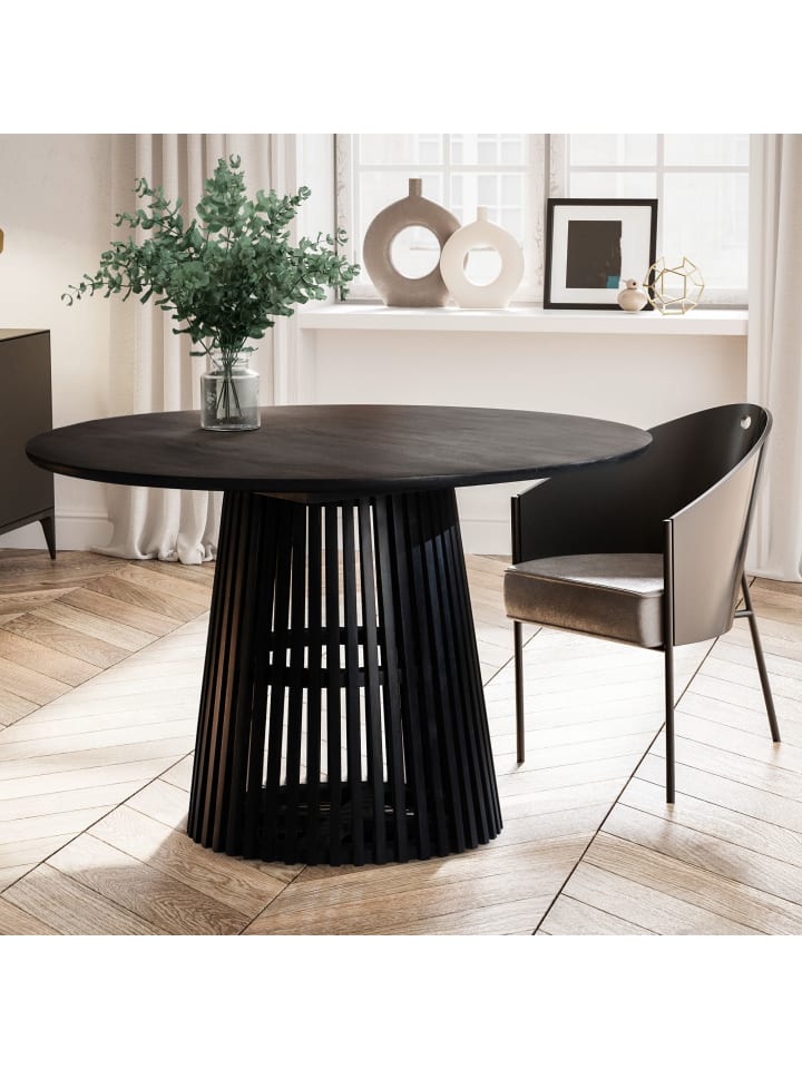 KADIMA DESIGN Esszimmertisch 120x120x77 cm Mango Massivholz Esstisch günstig kaufen onesize