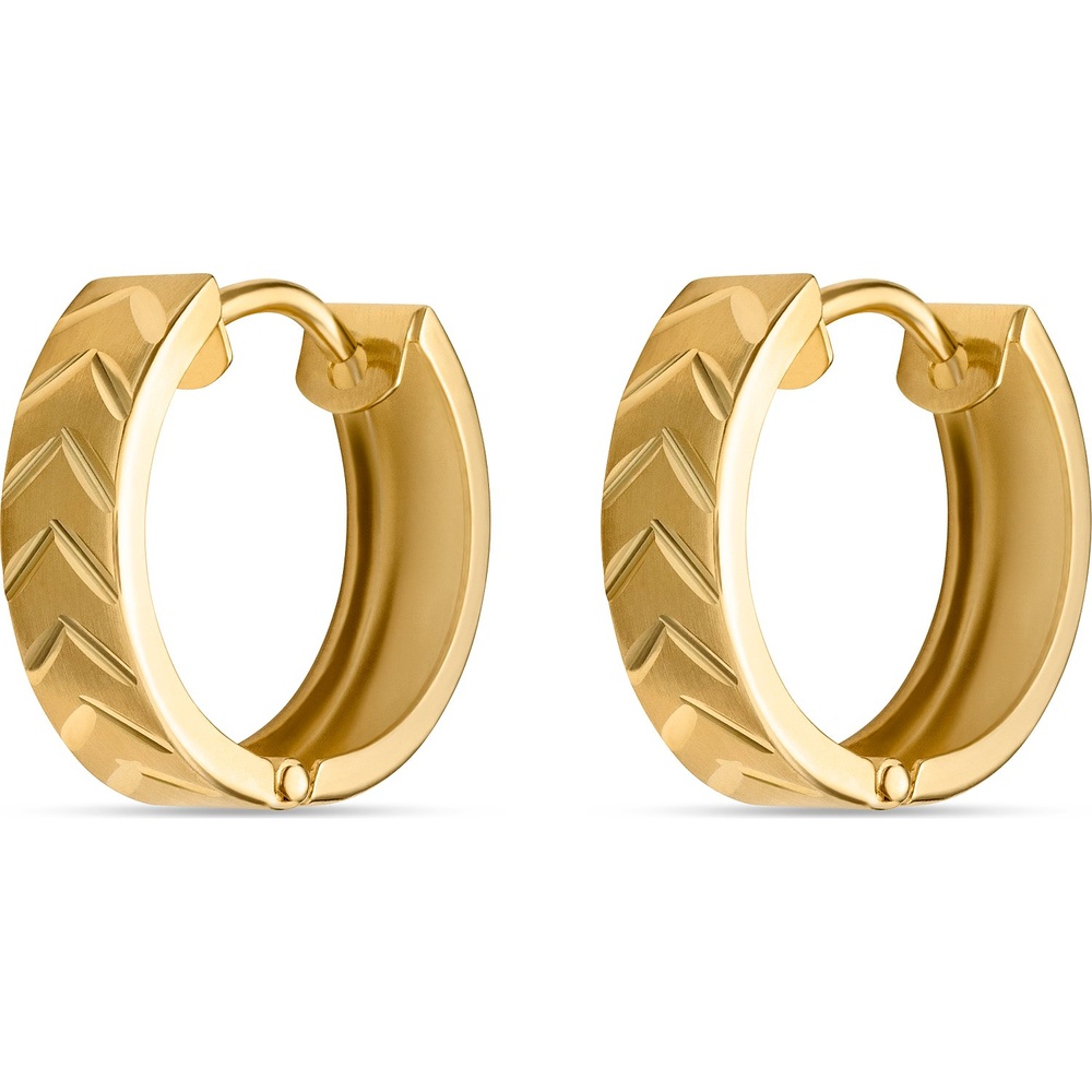 Valeria Créoles 375 Or jaune Boucles d'oreilles