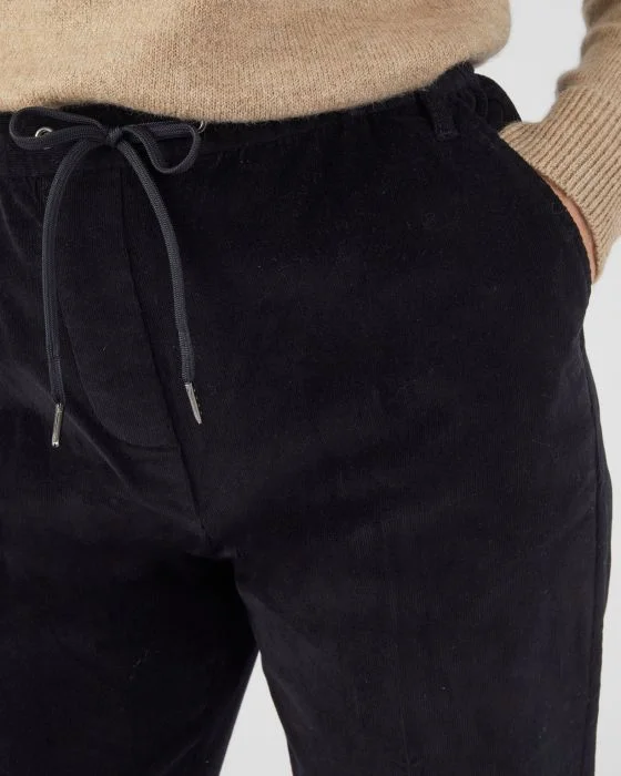 Pantalon enfilable velours