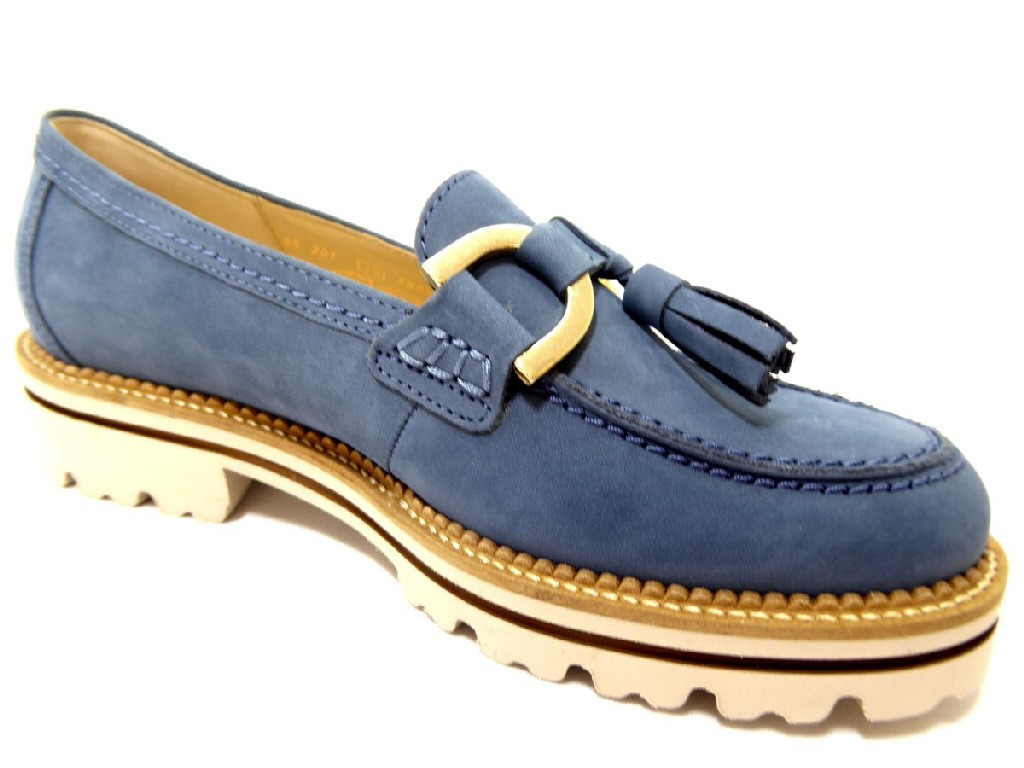 GABOR Sportliche Slipper blau