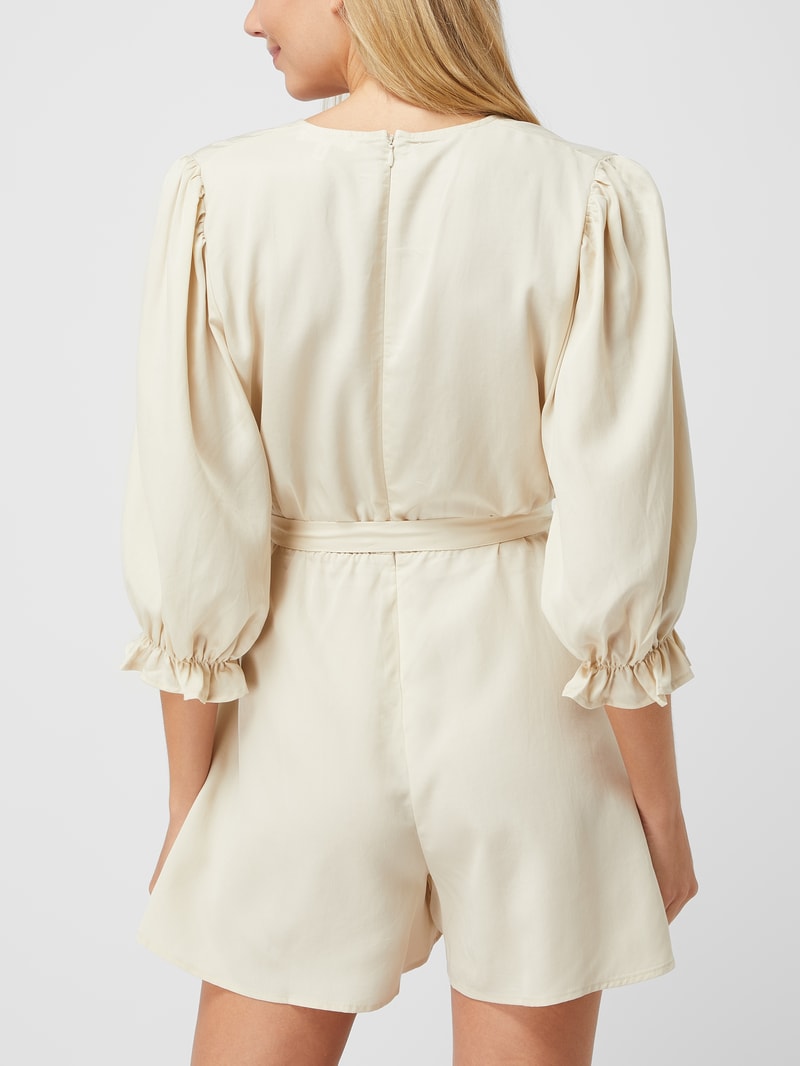 Playsuit aus Lyocell in offwhite