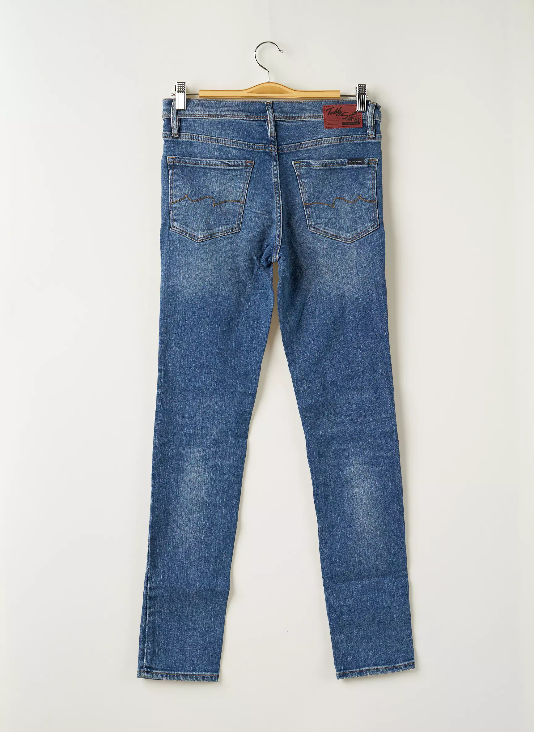 Teddy Smith Jeans Coupe Slim Garcon couleur bleu
