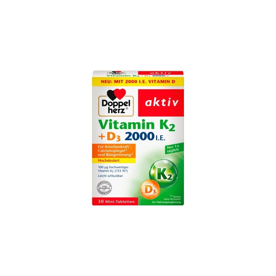 Vitamin K2 + D3 Tabletten