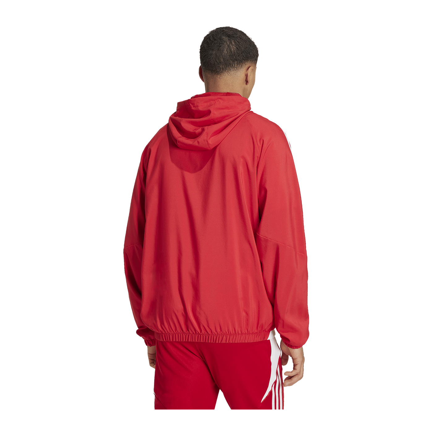 adidas Tiro 24 Windbreaker Rot Weiss