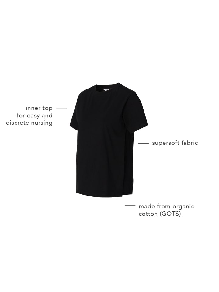 Noppies Still T-Shirt Ifke in Black günstig kaufen