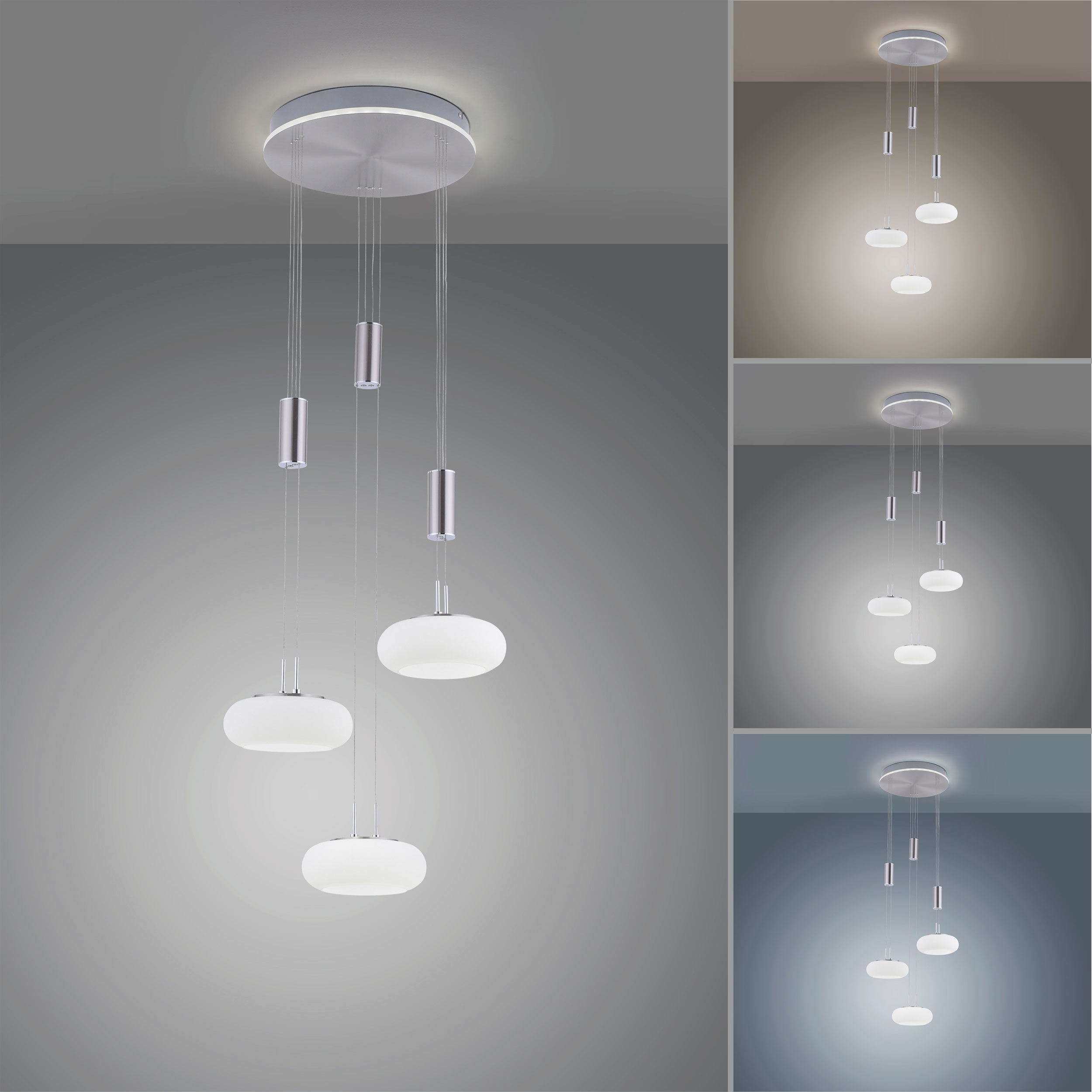 QLED-Pendelleuchte 4flg