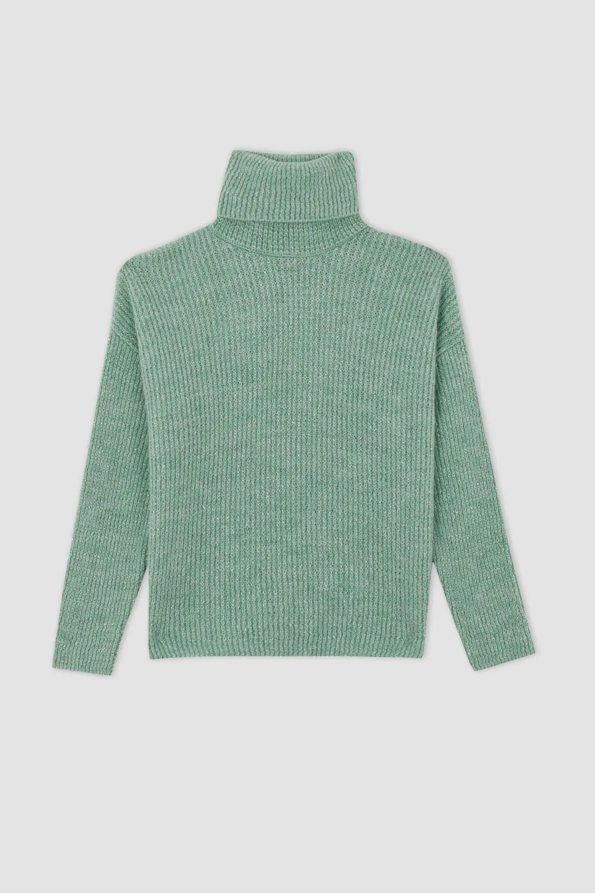 DeFacto  Relax Fit Rollkragenpullover mit Glitzer
