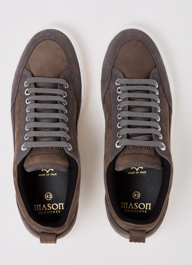 „Mason Garments Tia Mescolare“ sportbačiai iš nubuko su zomšos detalėmis