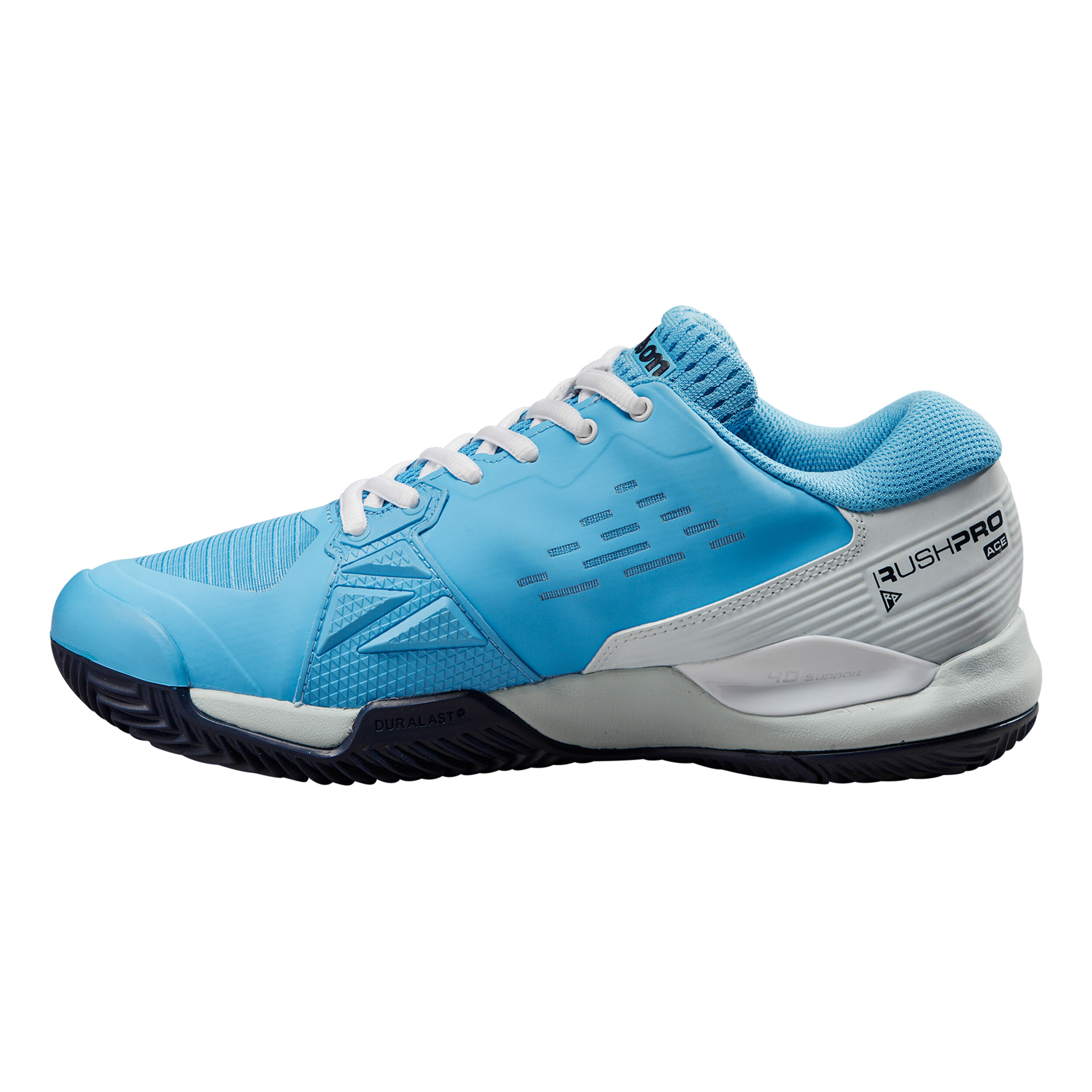Rush Pro ACE CLY Sandplatzschuh Damen - Hellblau, Weiß