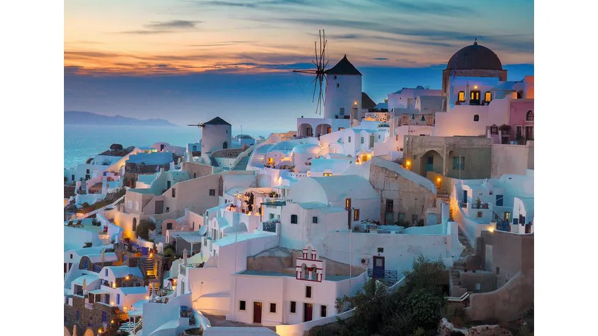 Ravensburger Puzzle - Abend über Santorini, 1000 Teile