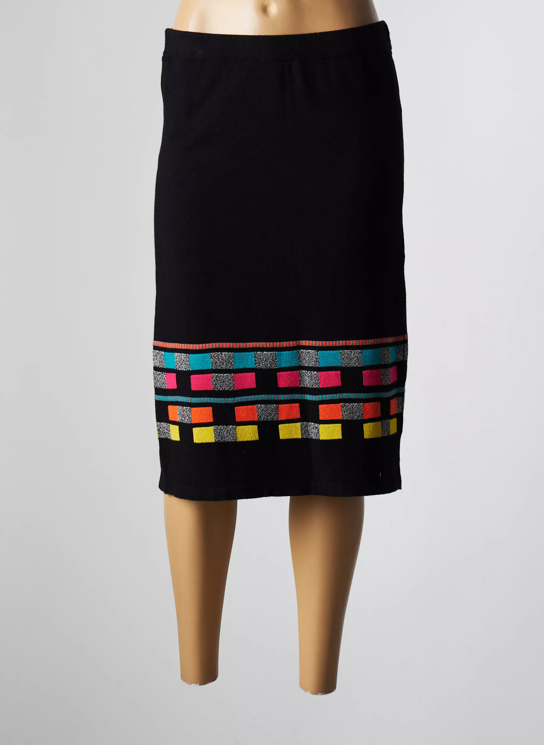 Pause Cafe Jupes Mi Longues Femme couleur noir