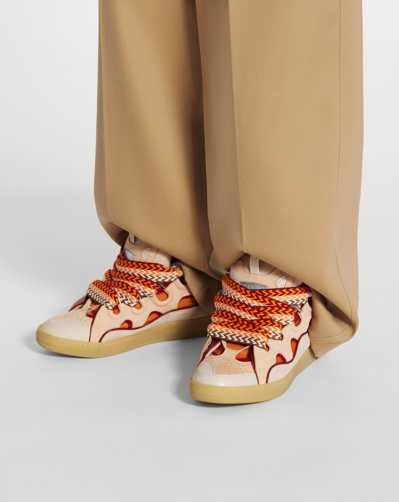 SNEAKERS CURB EN CUIR