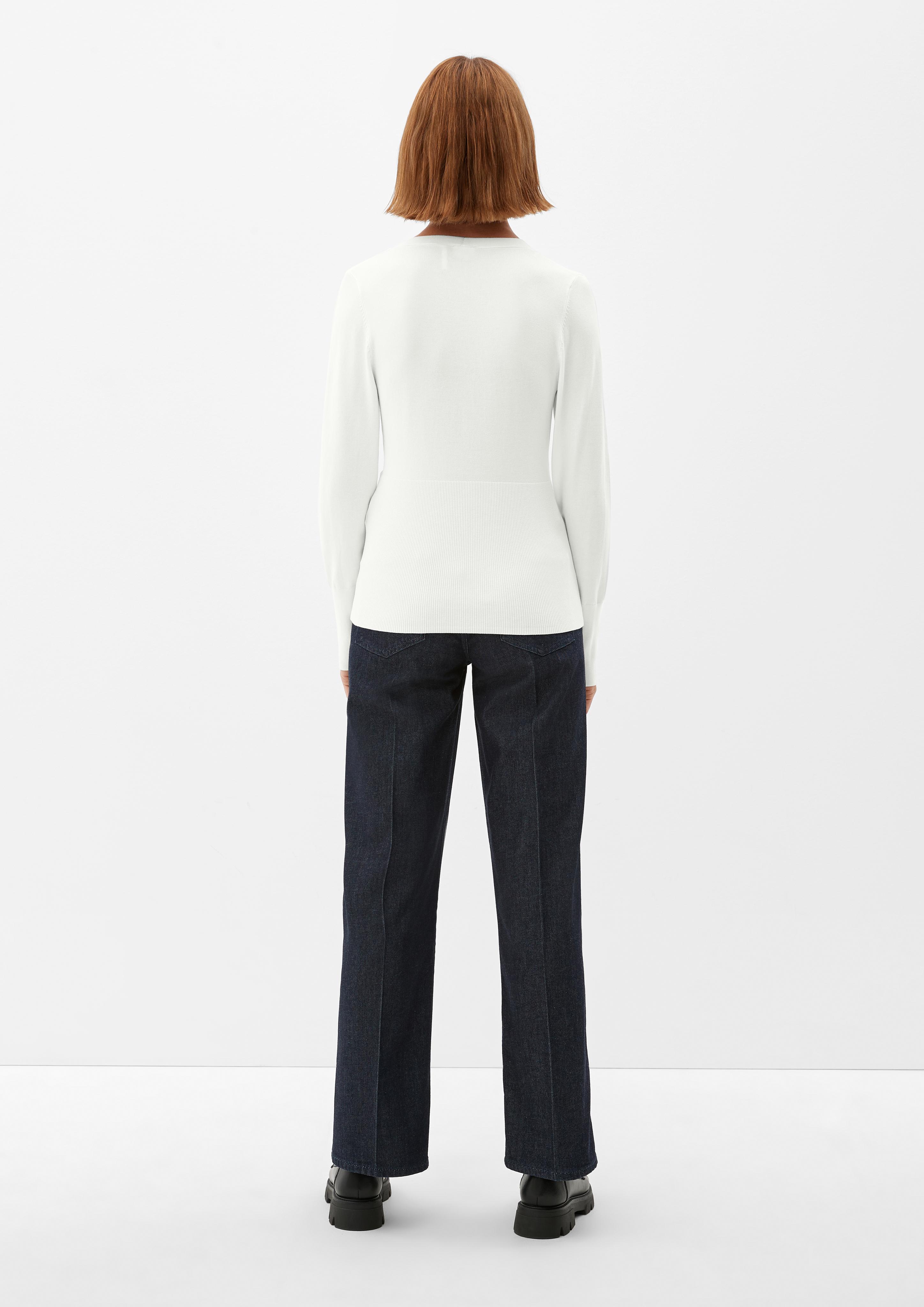 Pullover mit Wickeloptik  2119754-0200