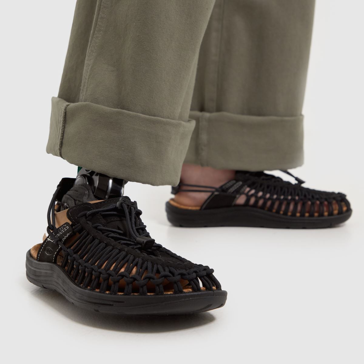 Keen – Uneek – Svarta, konvertibla sandaler