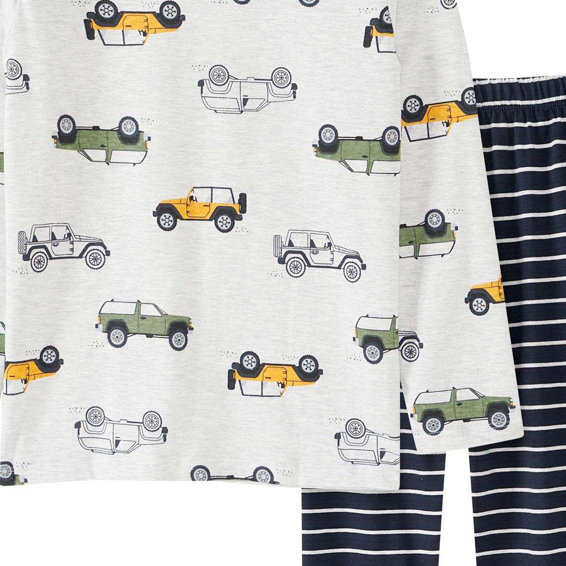 Jungen Schlafanzug mit Auto-Allover