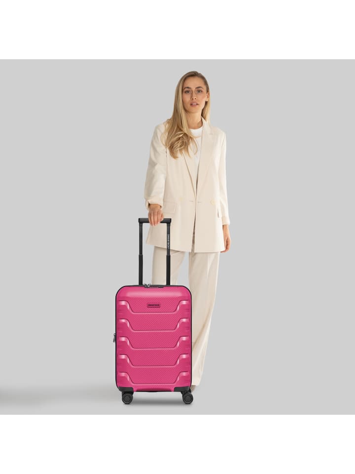 Smartbox Edition 01 4 Rollen Kabinentrolley 55 cm mit Dehnfalte in pink günstig kaufen onesize