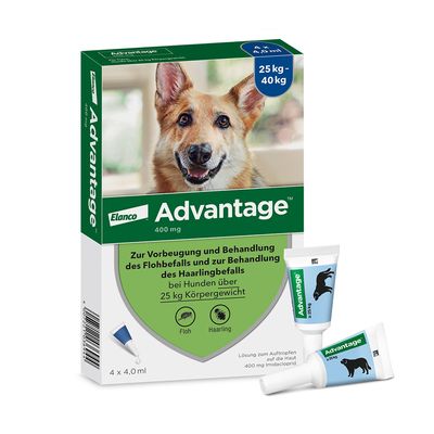 Advantage® 400 für Hunde, ab 25 kg