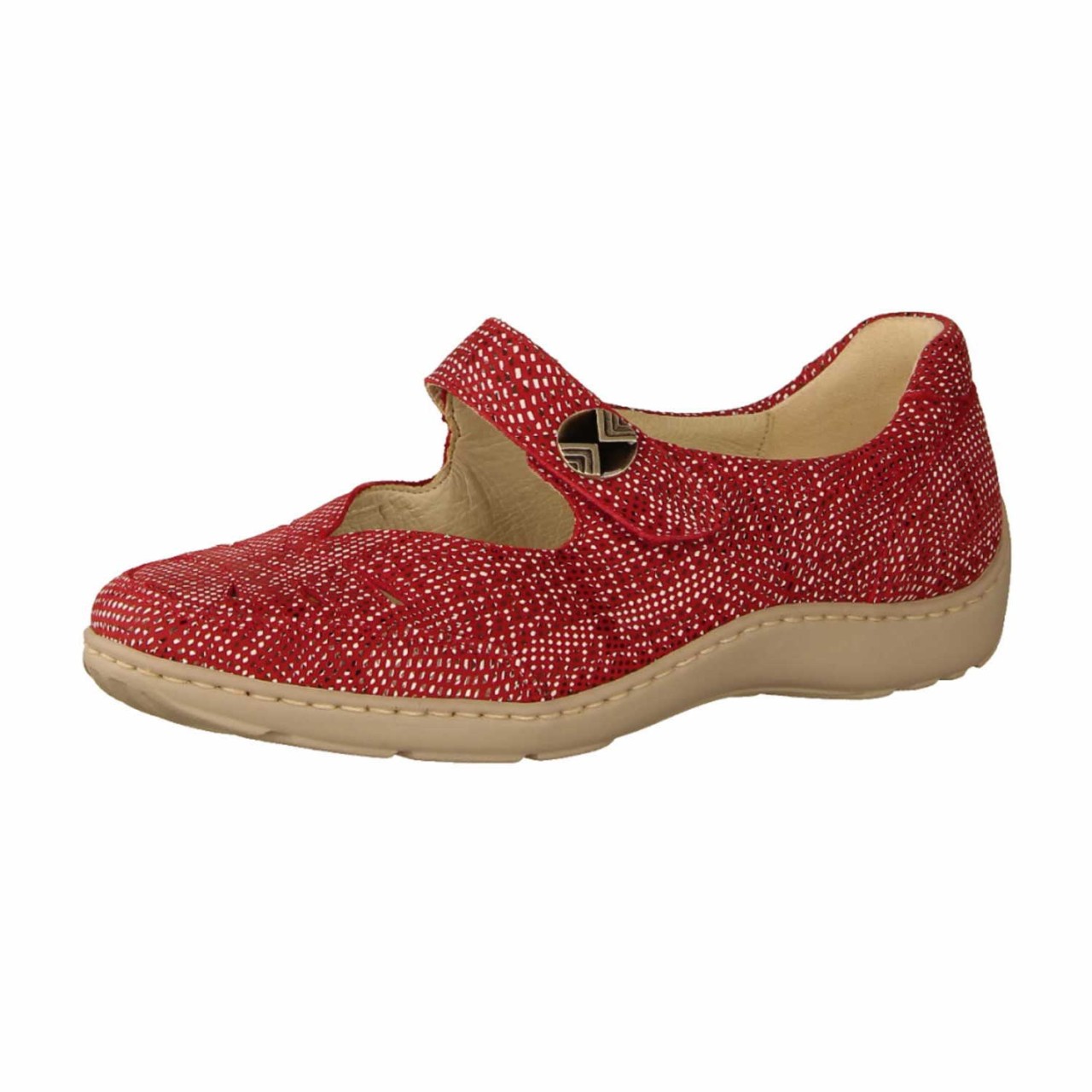 WALDLÄUFER Klassische Slipper rot