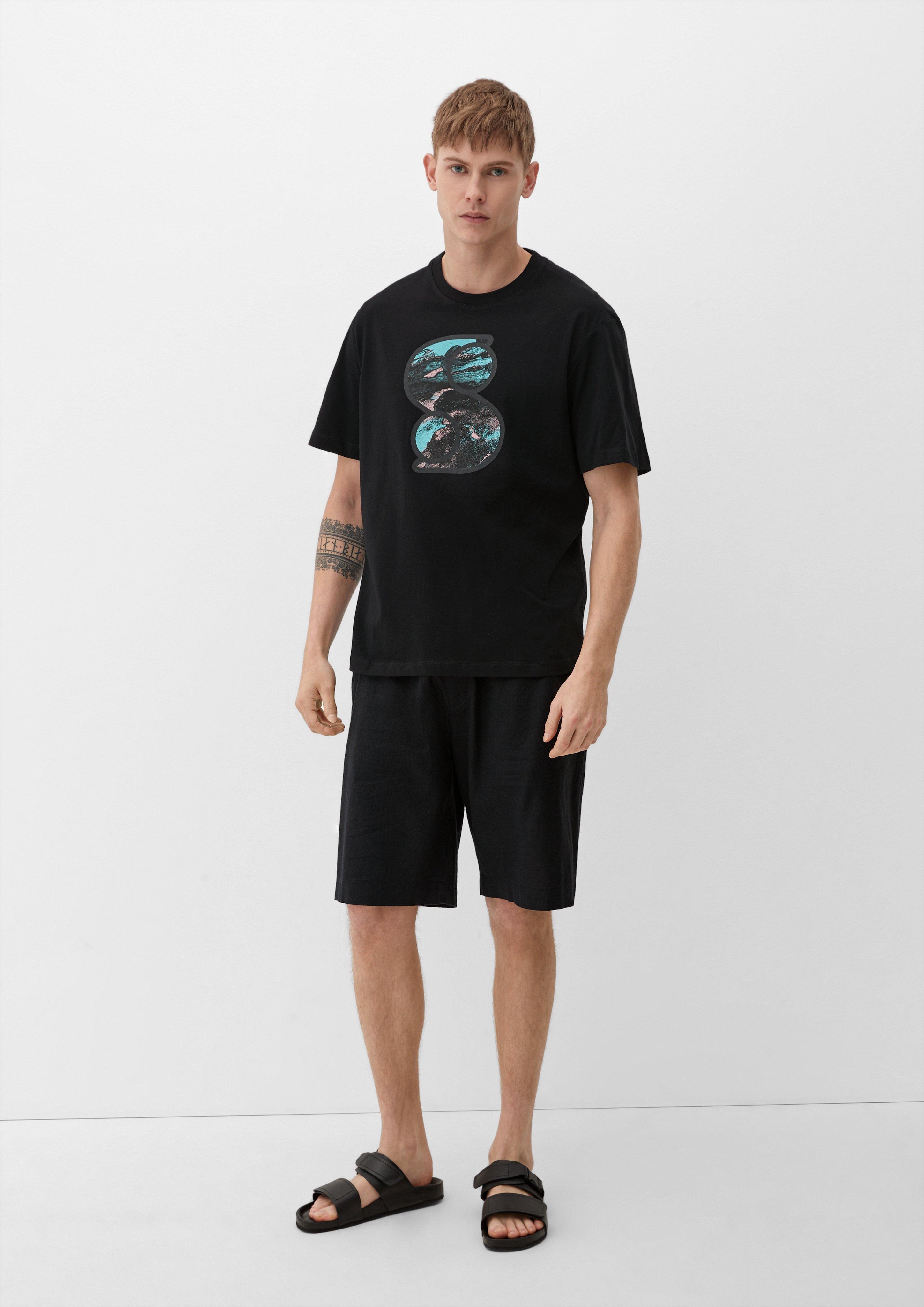 T-Shirt mit Frontprint  2129862-99D2