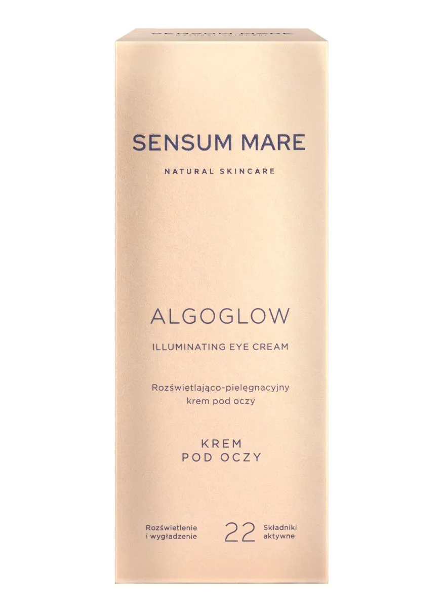 „Sensum Mare Algoglow“ skaistinamasis ir maitinamasis paakių kremas