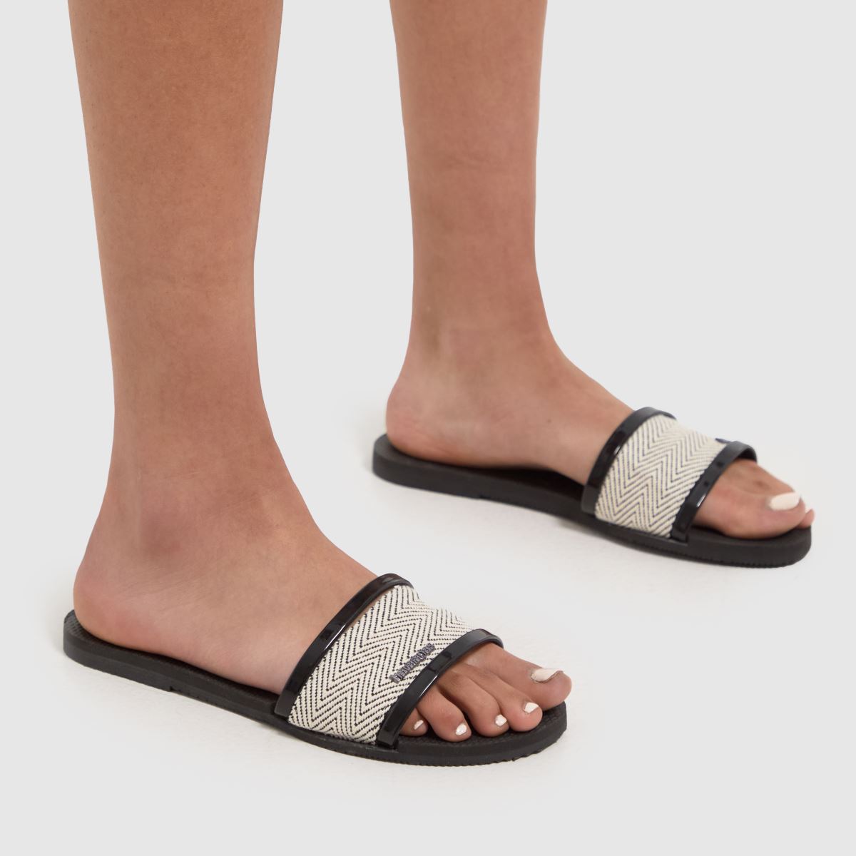 Havaianas trancoso slidesandaler i svart
