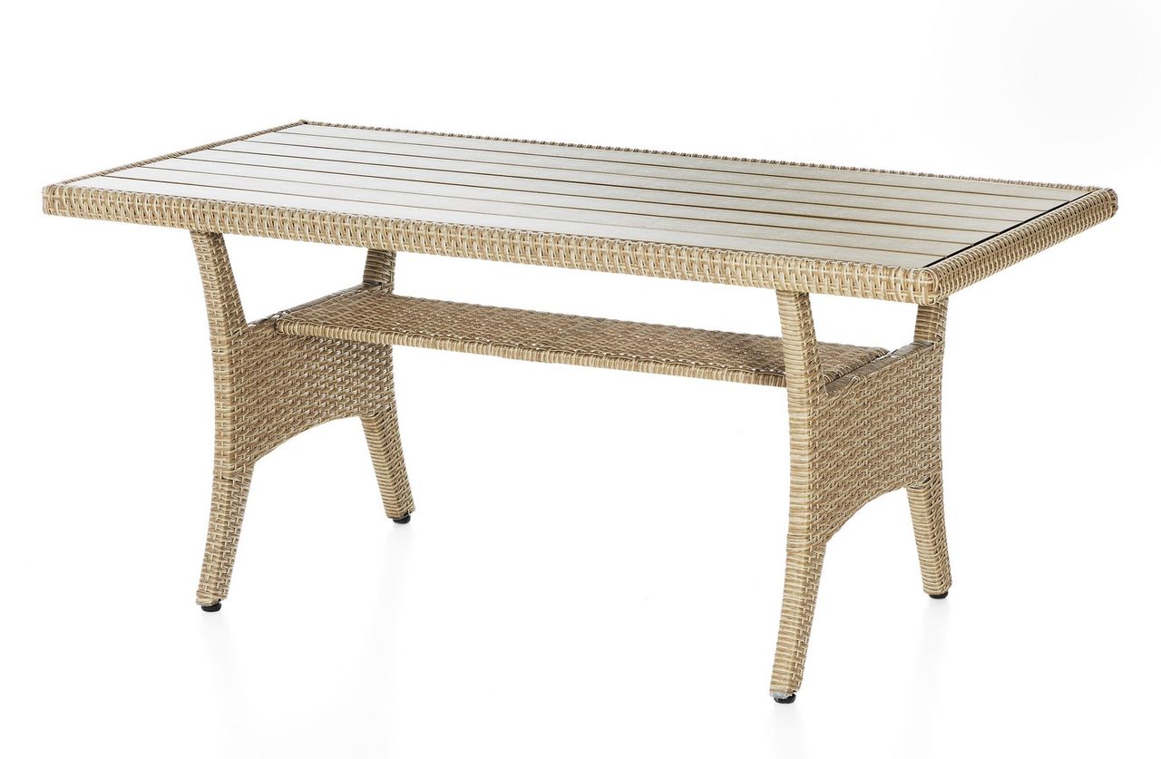 HC Garten & Freizeit Dining-Ecklounge inkl. Sitz- und Rückenkissen braun/beige