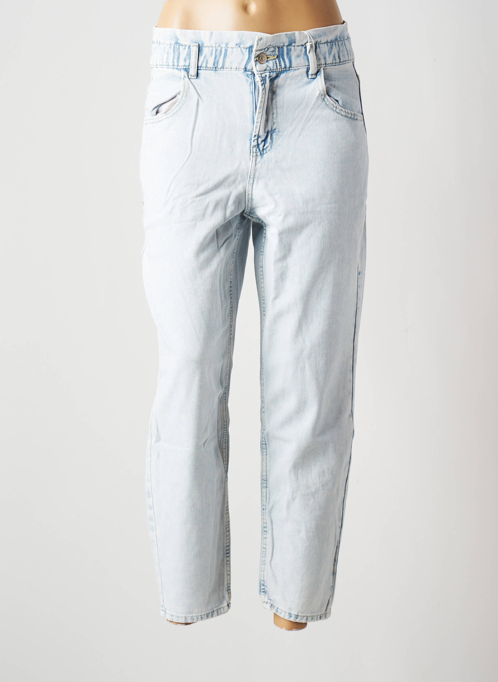 Only Jean Mom Femme couleur bleu
