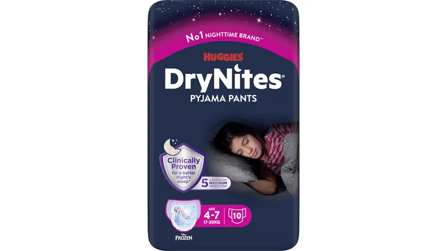 Huggies DryNites Girl 4-7 yrs.